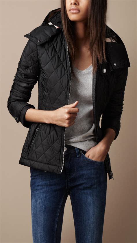 burberry richmond short hooded jacket|Burberry jacket women overcoat.